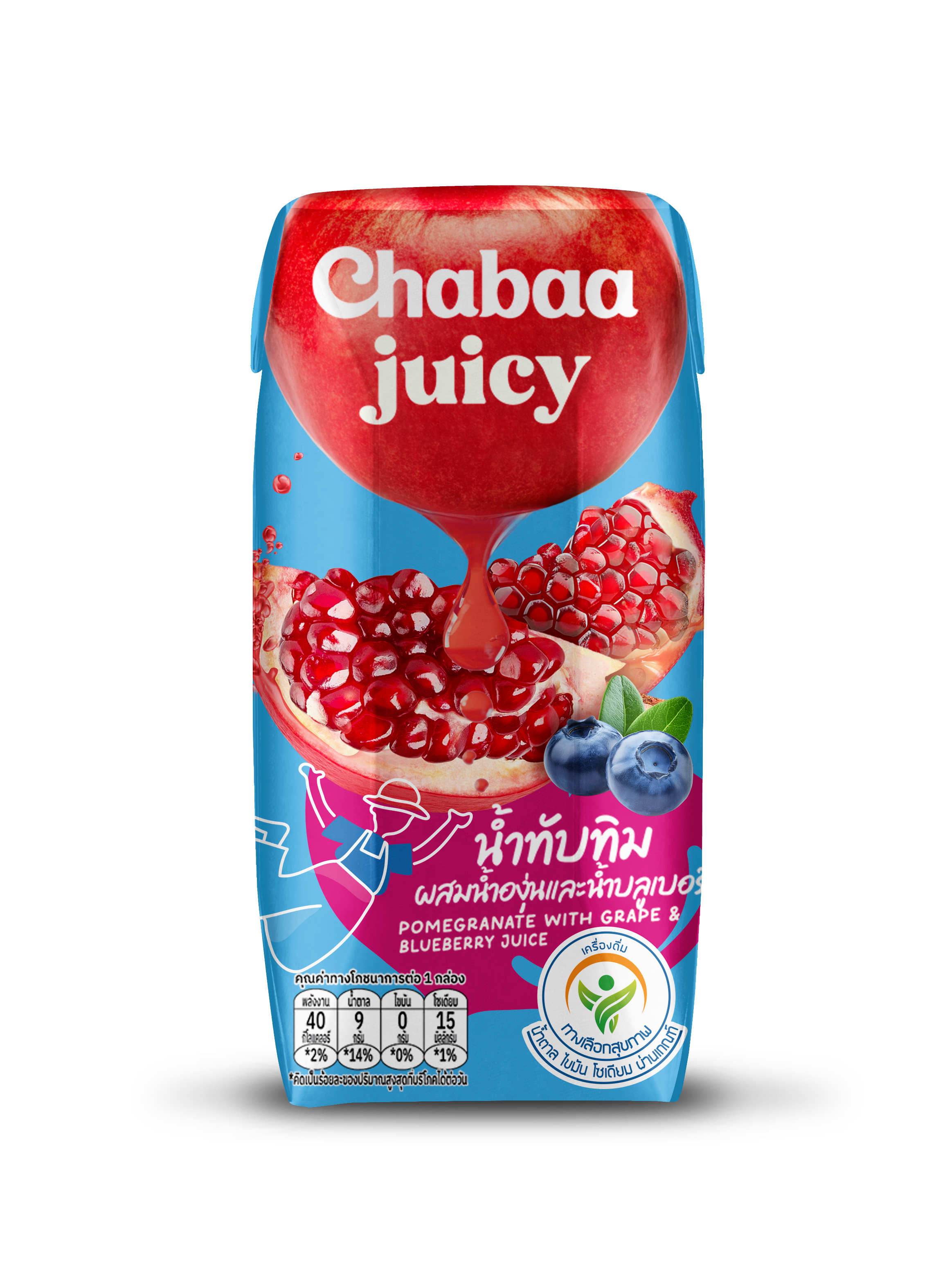 40% Pomegranate, Grape & Blueberry Juice 
